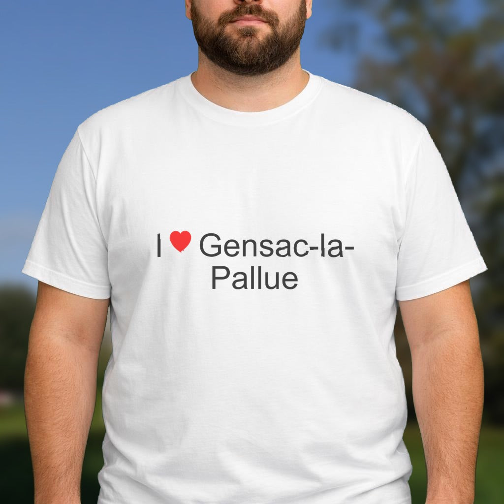 T-shirt I love gensac-la-pallue