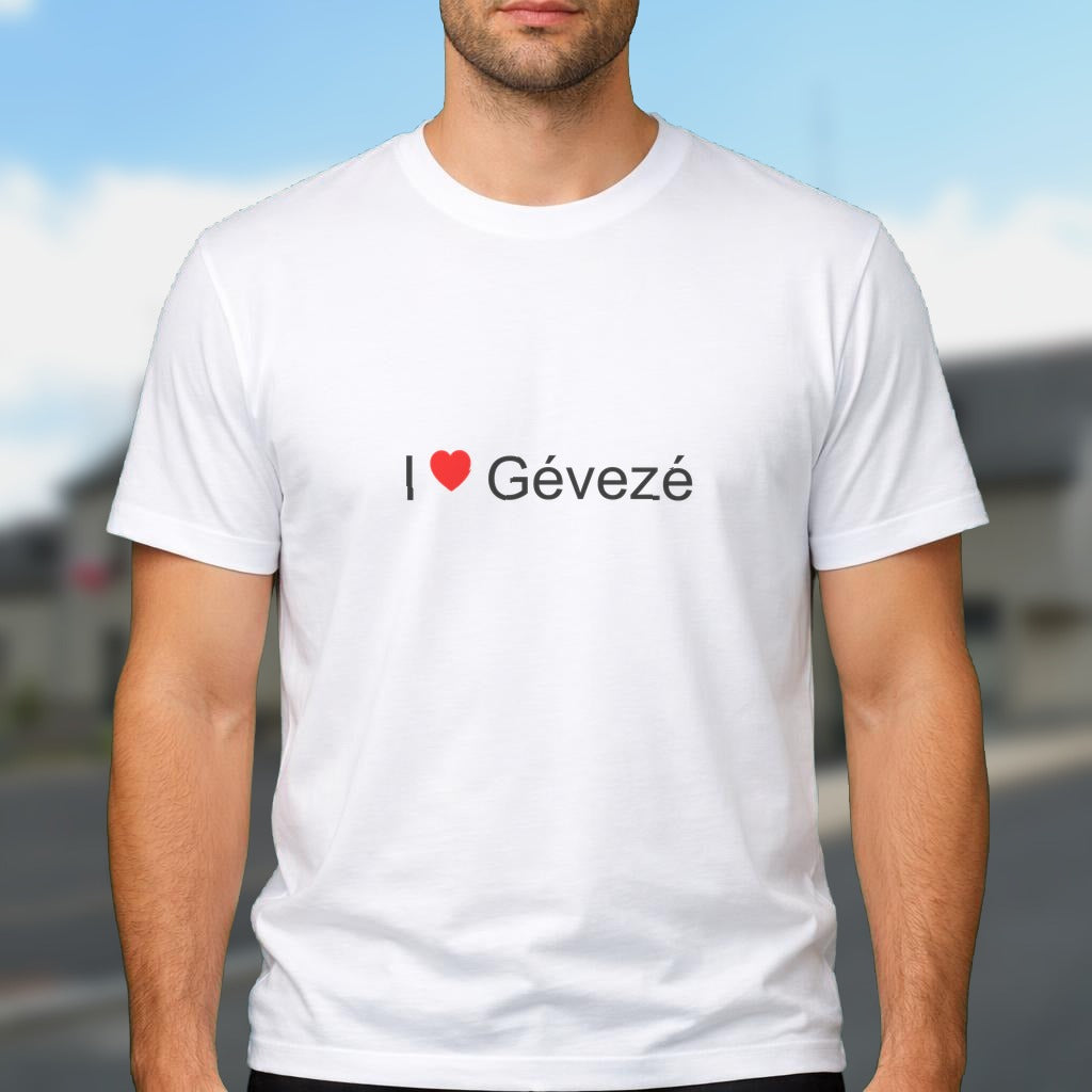 T-shirt I love gévezé