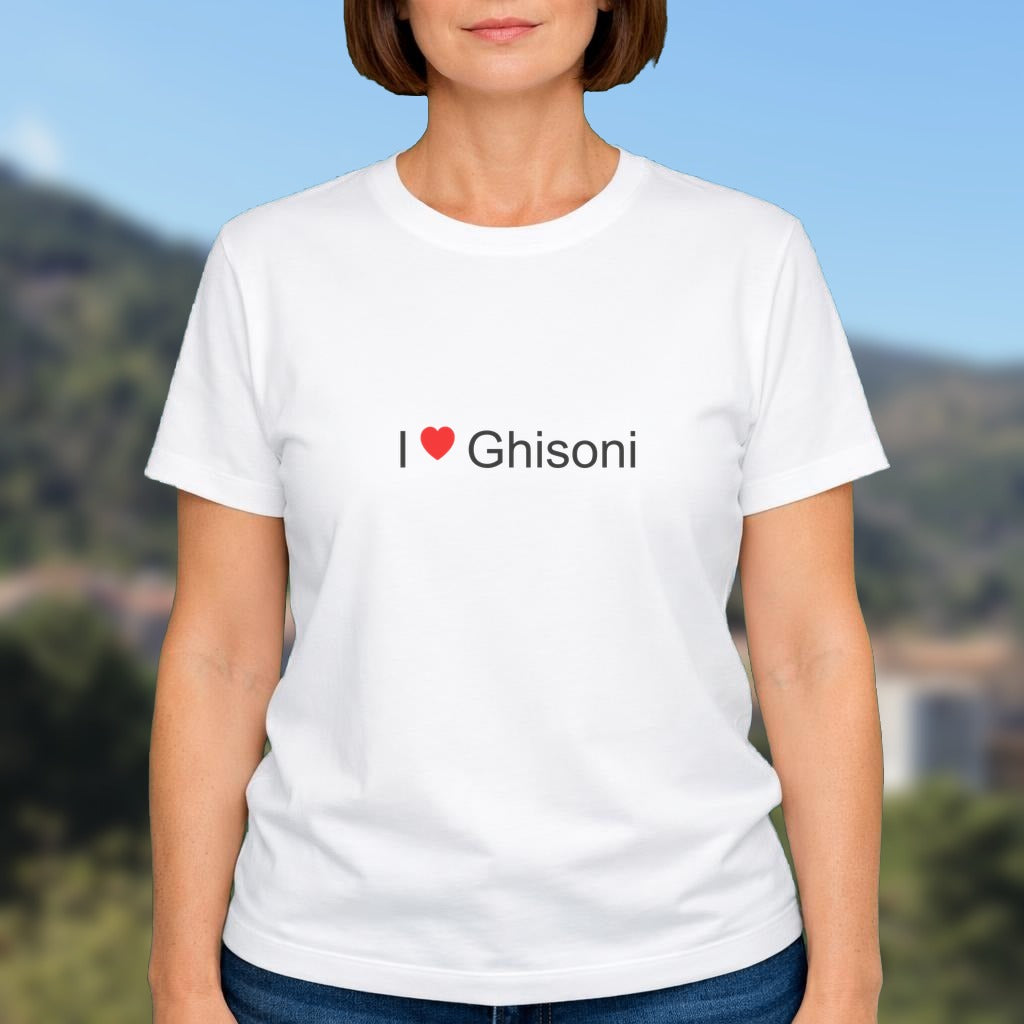 T-shirt I love ghisoni