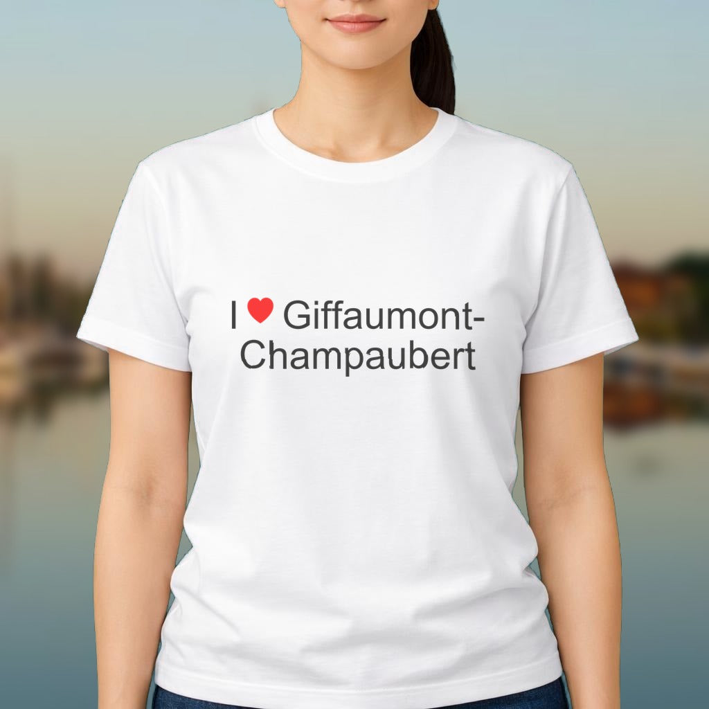 T-shirt I love giffaumont-champaubert