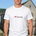 T-shirt I love ginals