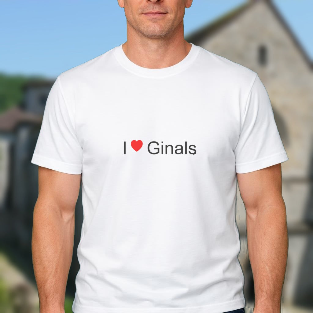 T-shirt I love ginals