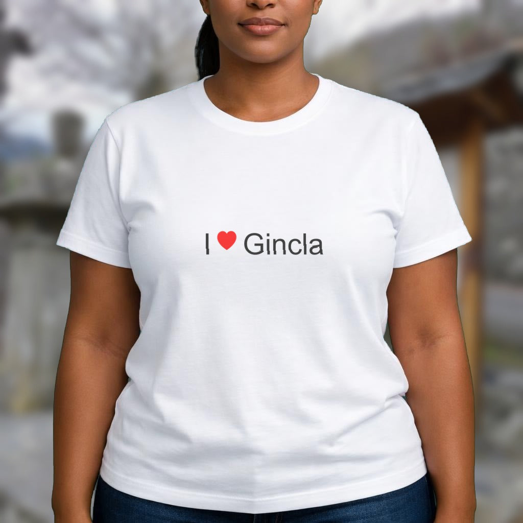 T-shirt I love gincla