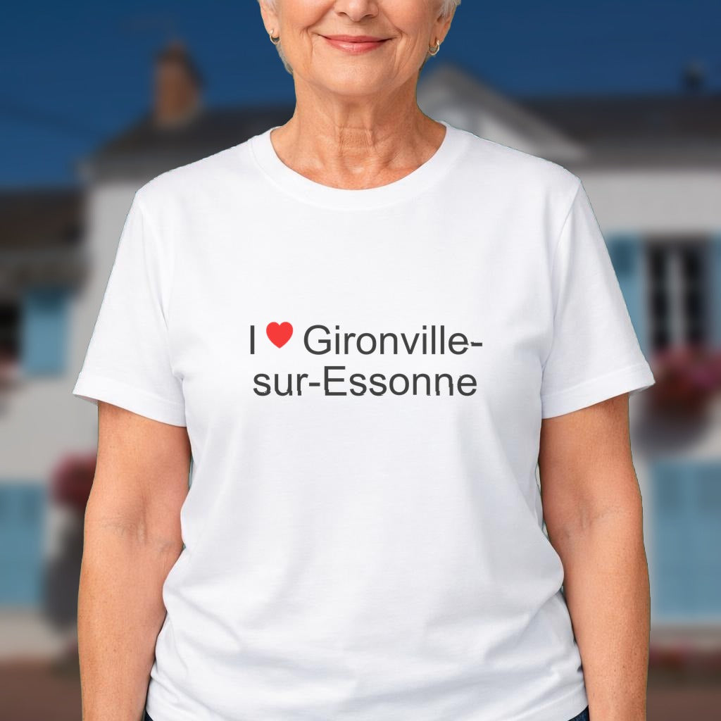 T-shirt I love gironville-sur-essonne