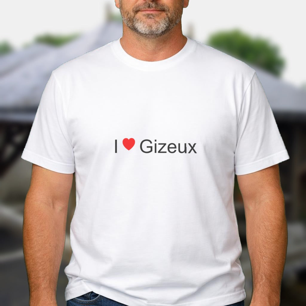 T-shirt I love gizeux