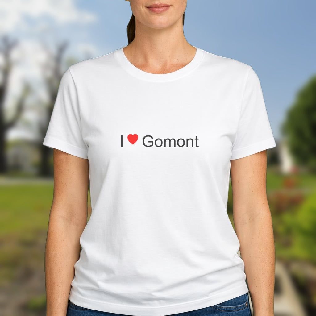 T-shirt I love gomont