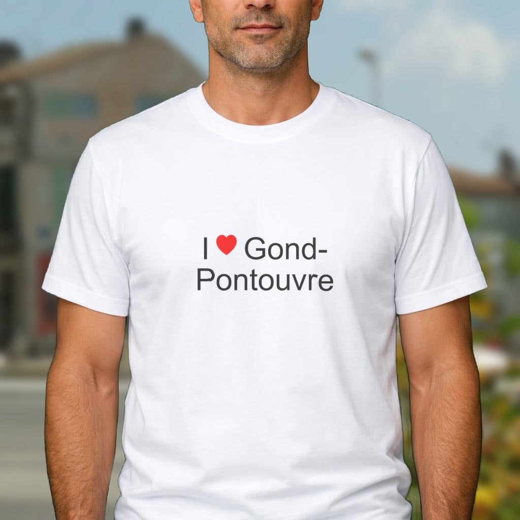 T-shirt I love gond-pontouvre