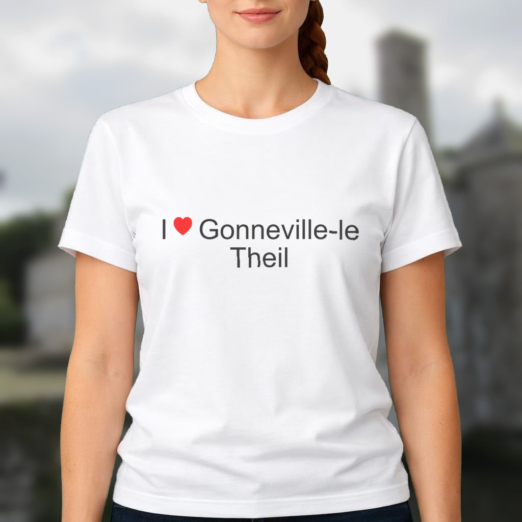 T-shirt I love gonneville-le theil