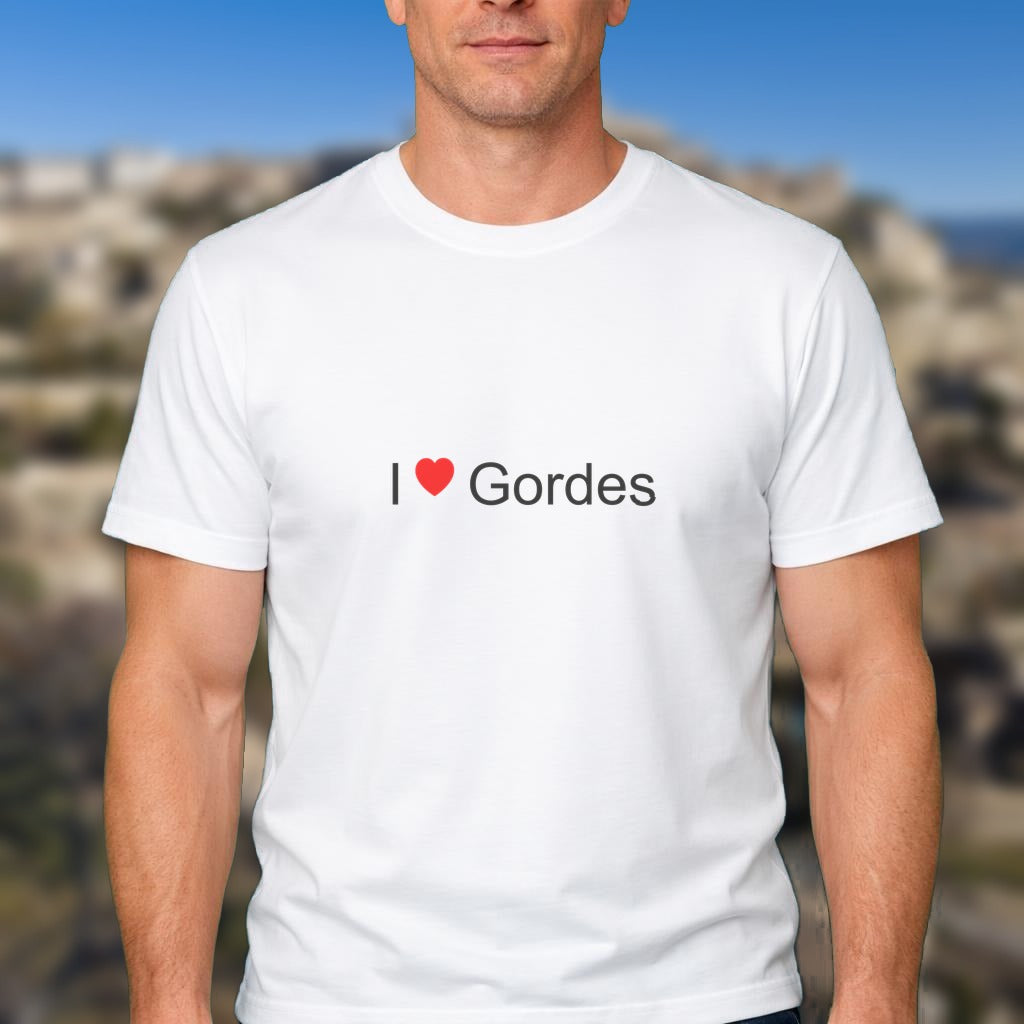 T-shirt I love gordes