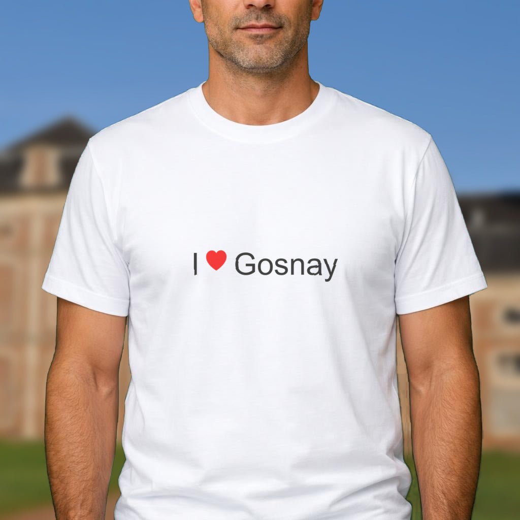 T-shirt I love gosnay