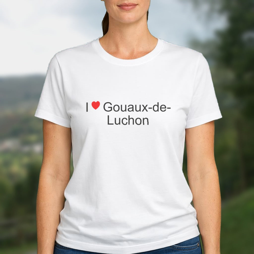 T-shirt I love gouaux-de-luchon