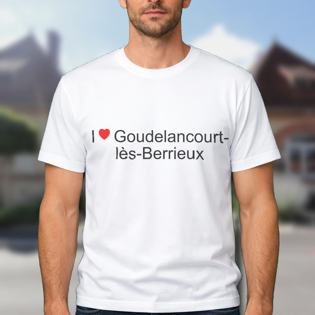 T-shirt I love goudelancourt-lès-berrieux