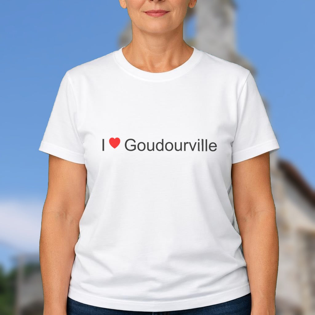T-shirt I love goudourville