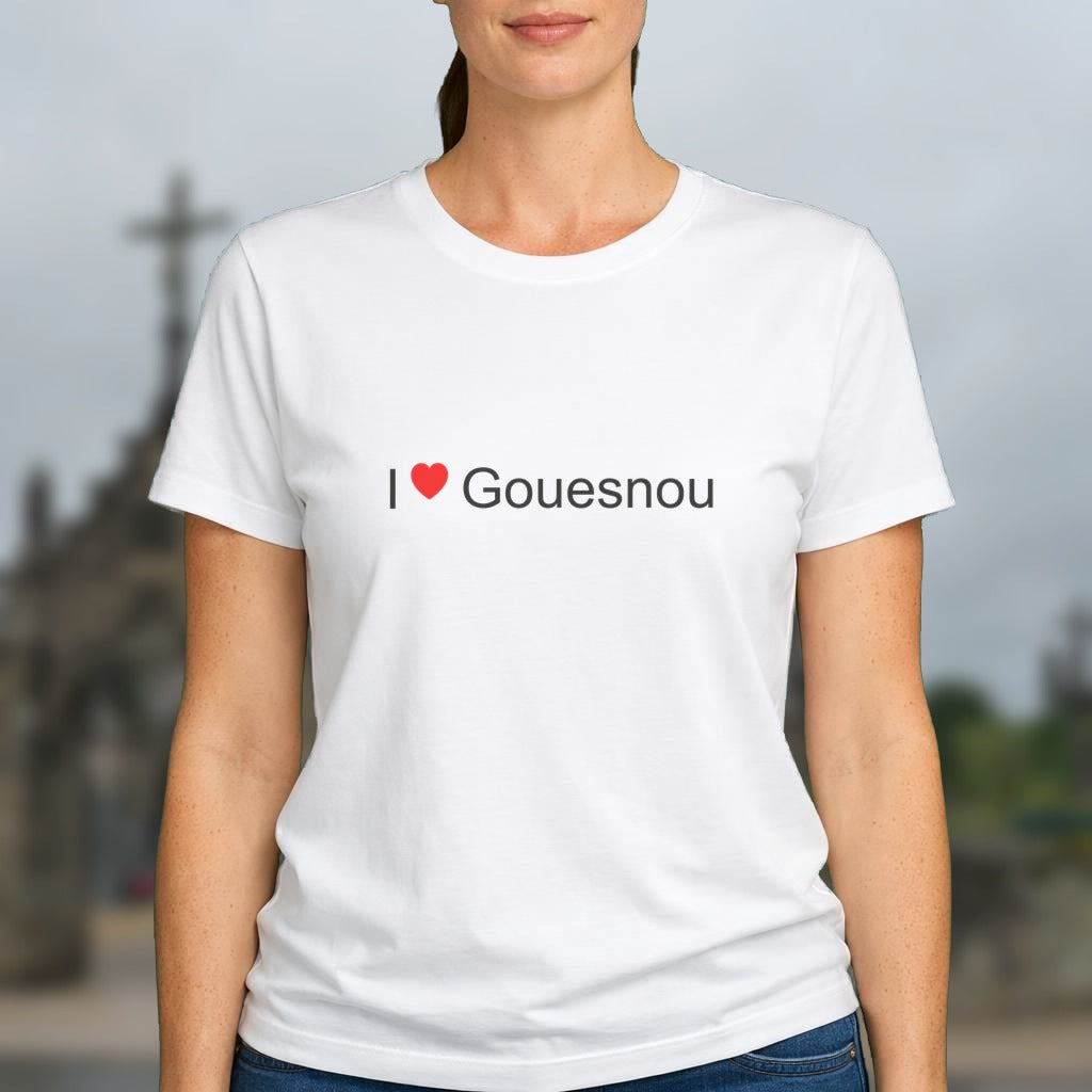 T-shirt I love gouesnou