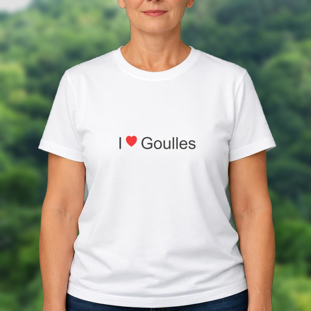 T-shirt I love goulles