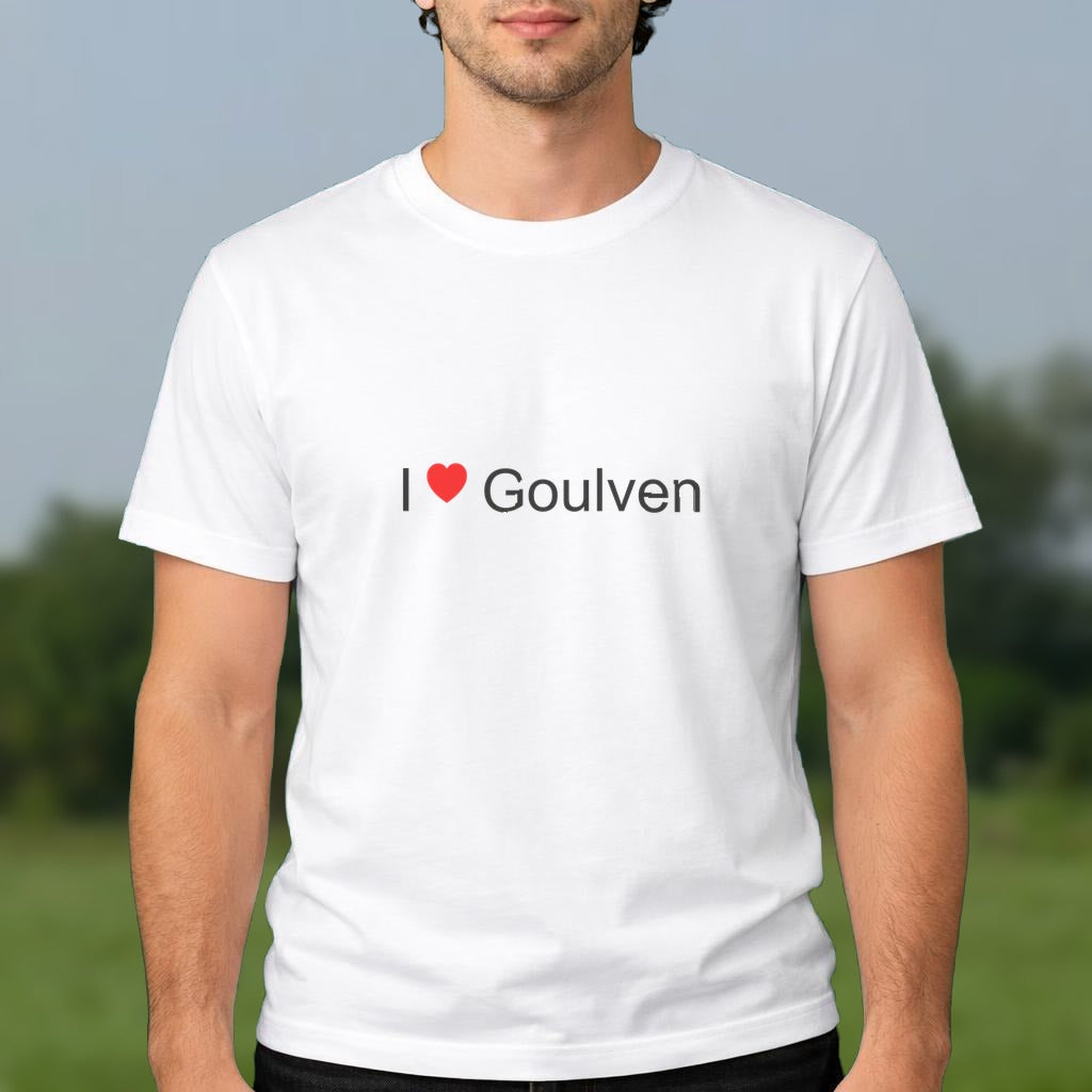 T-shirt I love goulven