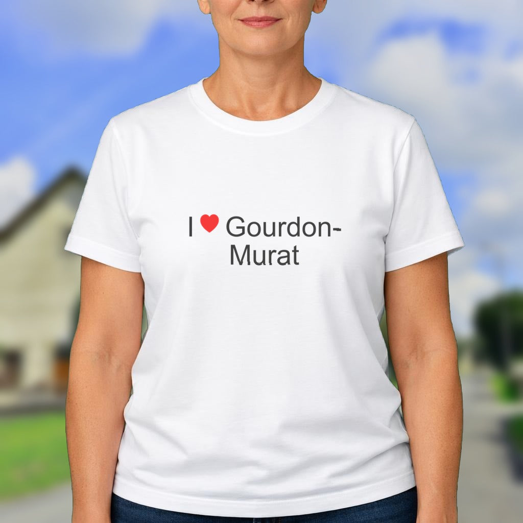 T-shirt I love gourdon-murat