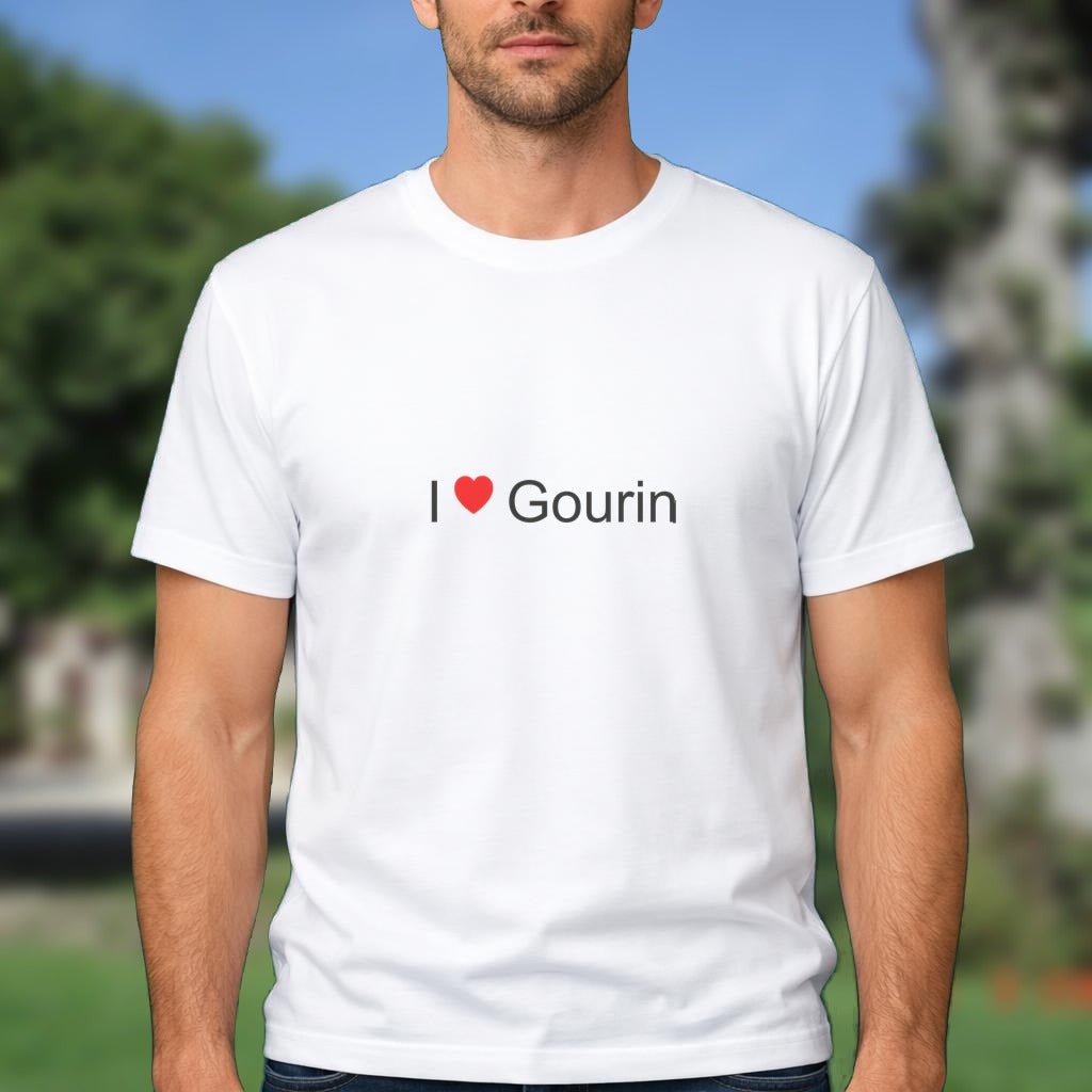 T-shirt I love gourin