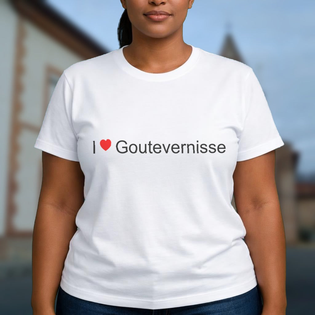 T-shirt I love goutevernisse