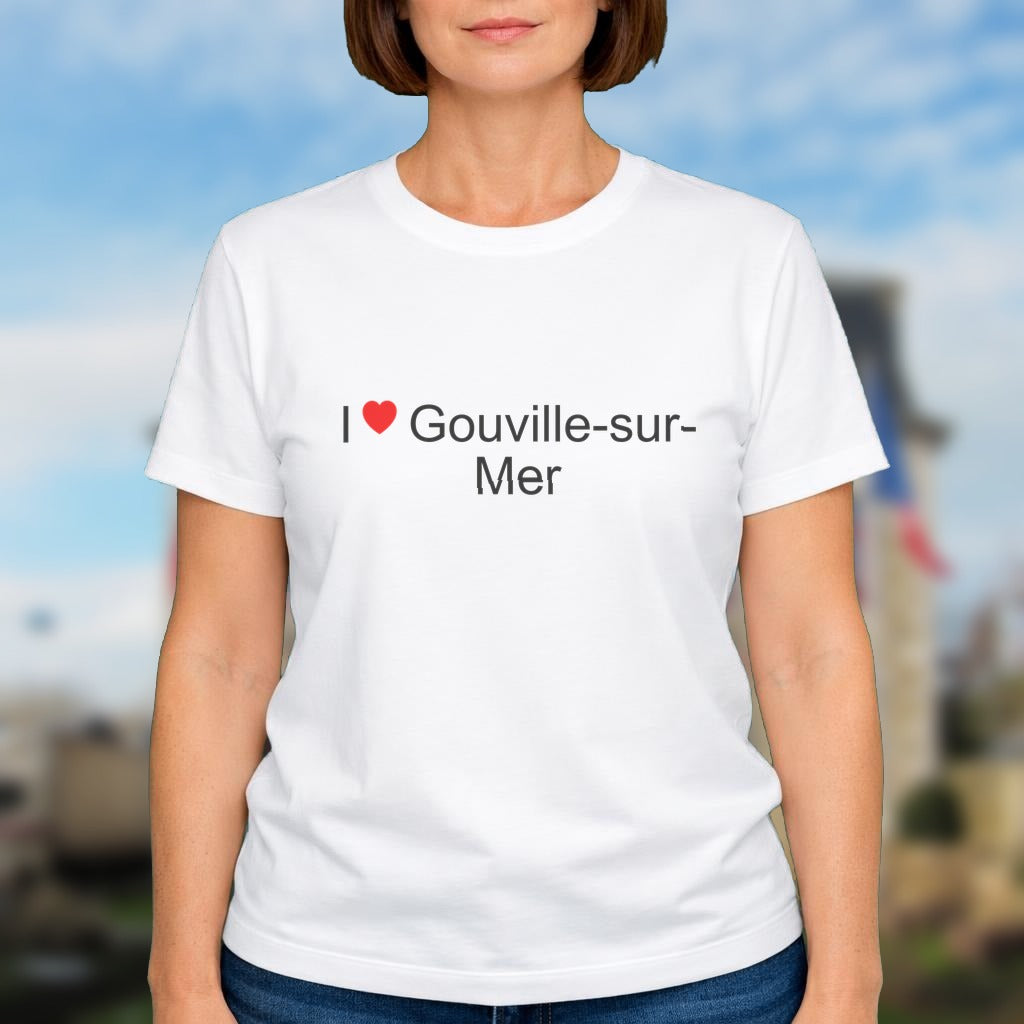 T-shirt I love gouville-sur-mer