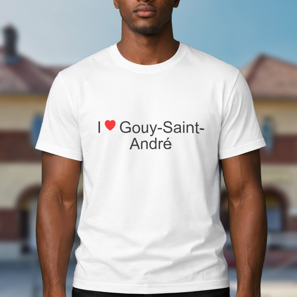 T-shirt I love gouy-saint-andré