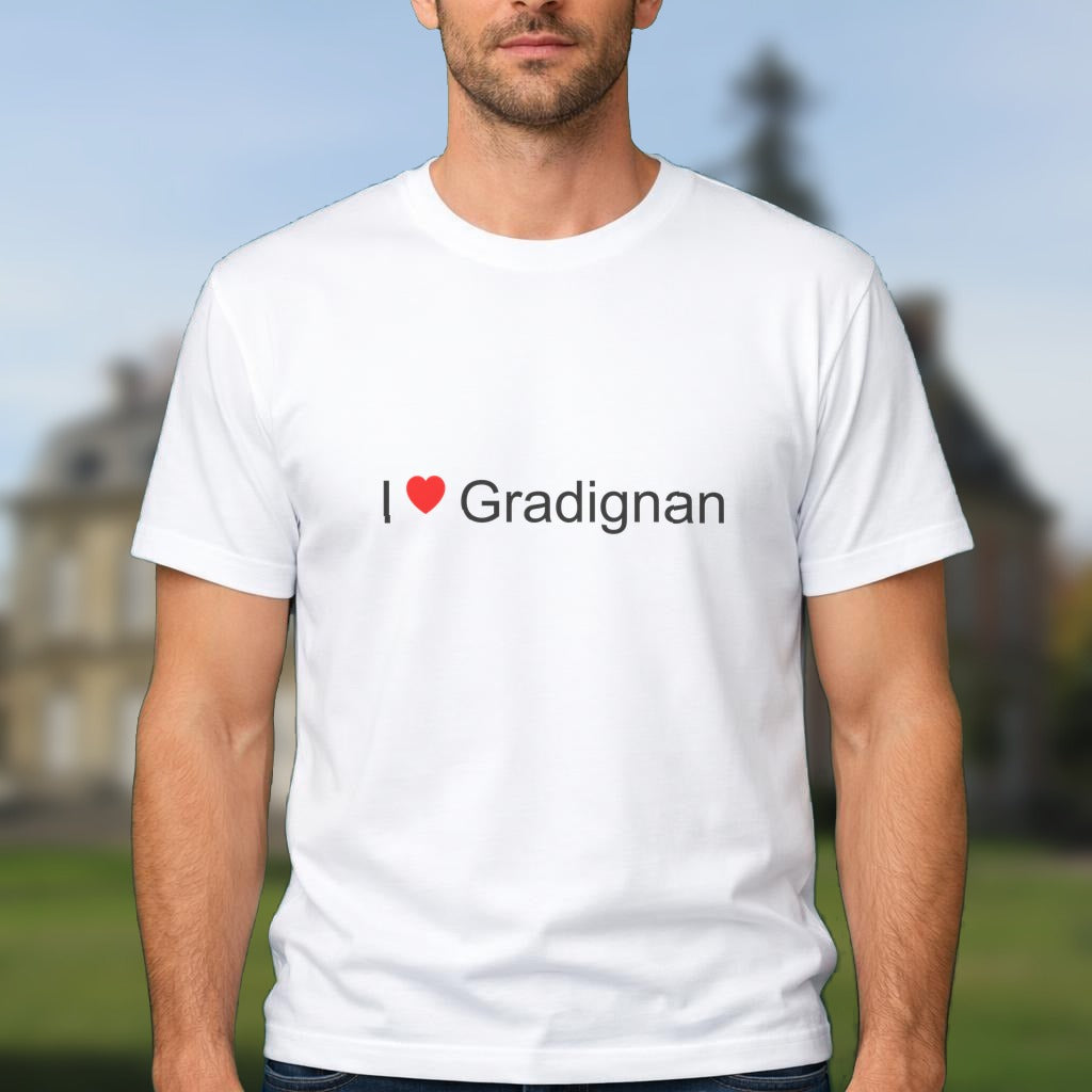 T-shirt I love gradignan