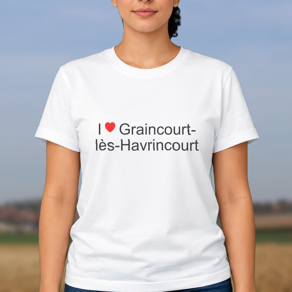 T-shirt I love graincourt-lès-havrincourt
