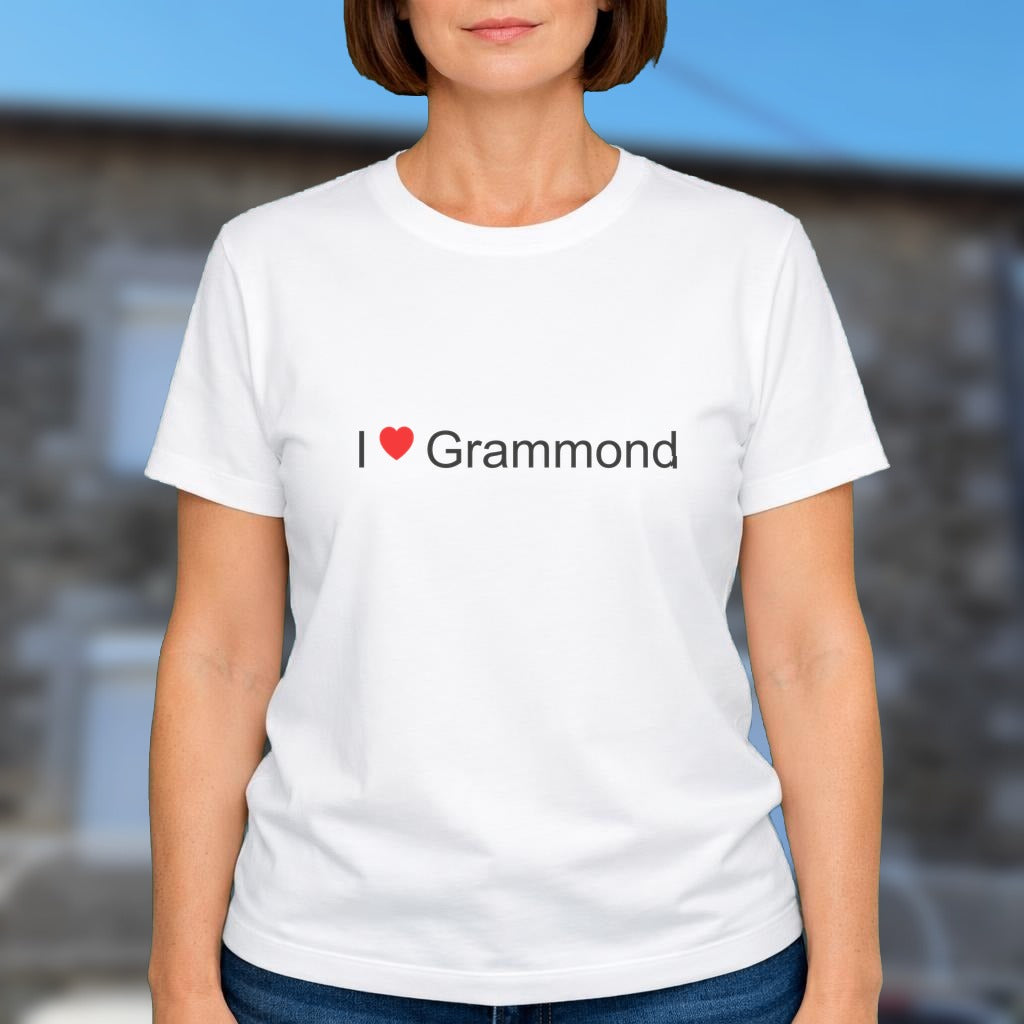 T-shirt I love grammond