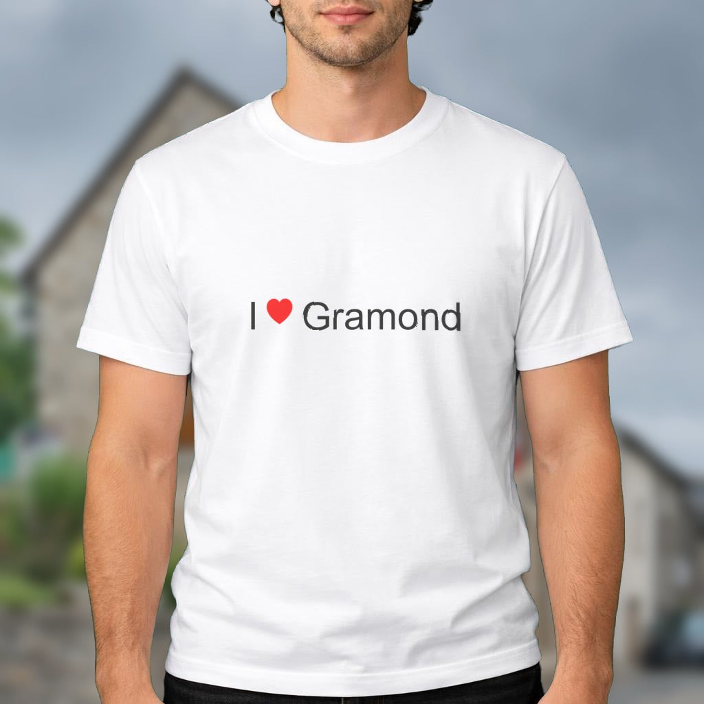 T-shirt I love gramond
