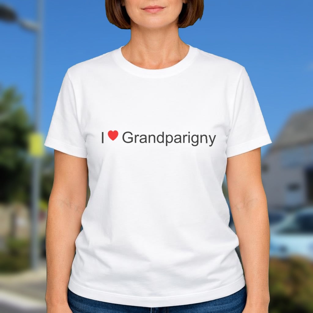 T-shirt I love grandparigny