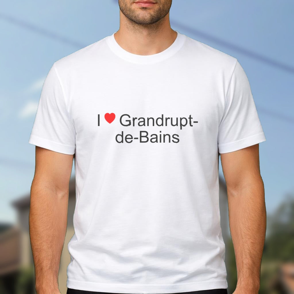 T-shirt I love grandrupt-de-bains
