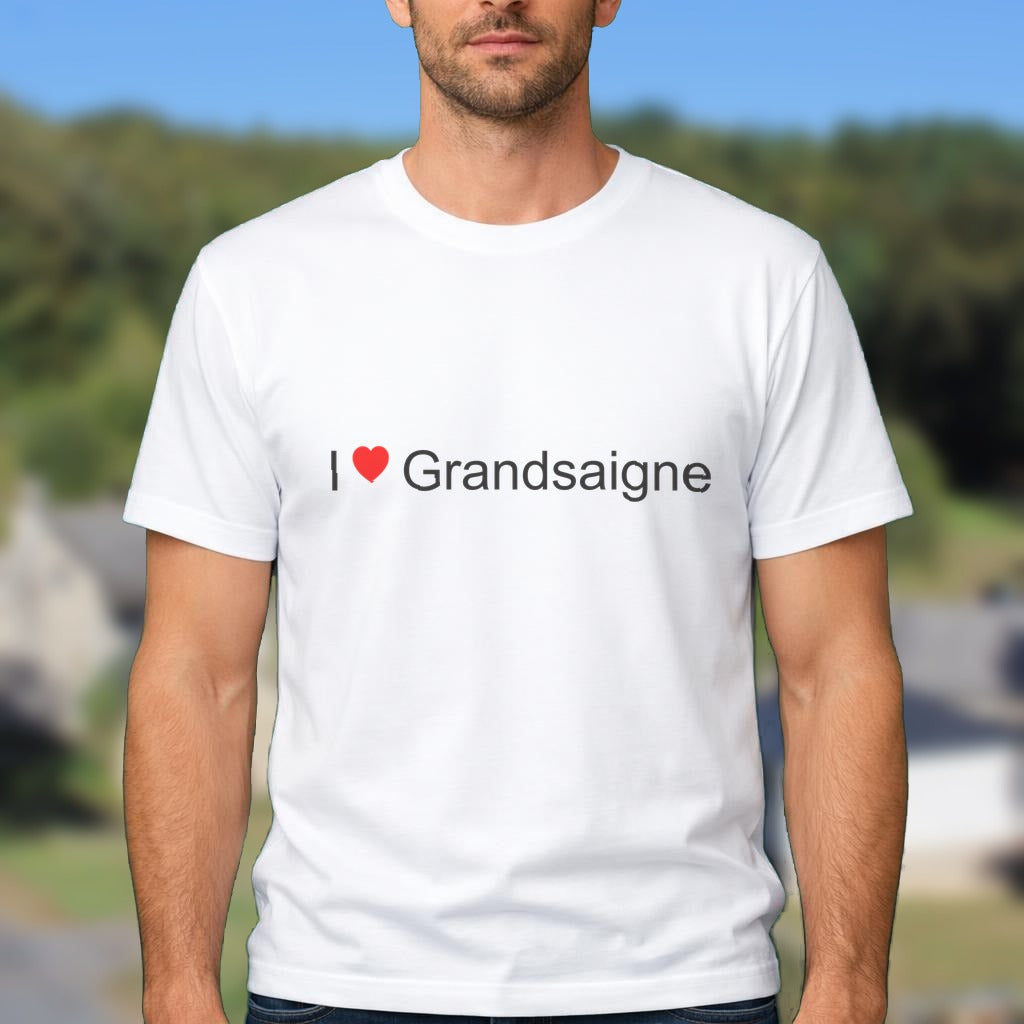 T-shirt I love grandsaigne