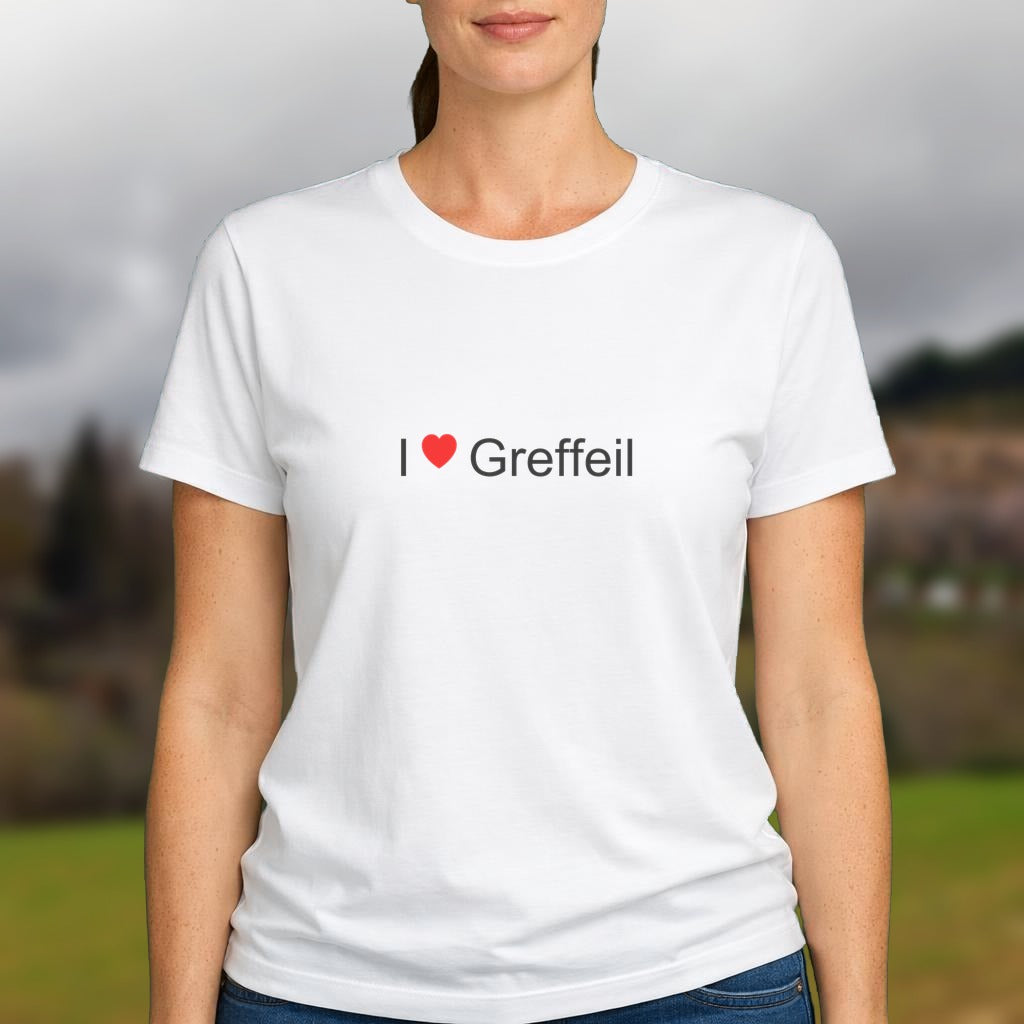T-shirt I love greffeil