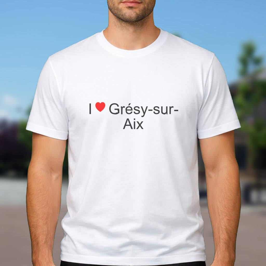 T-shirt I love grésy-sur-aix