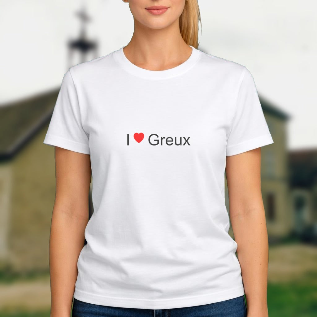 T-shirt I love greux