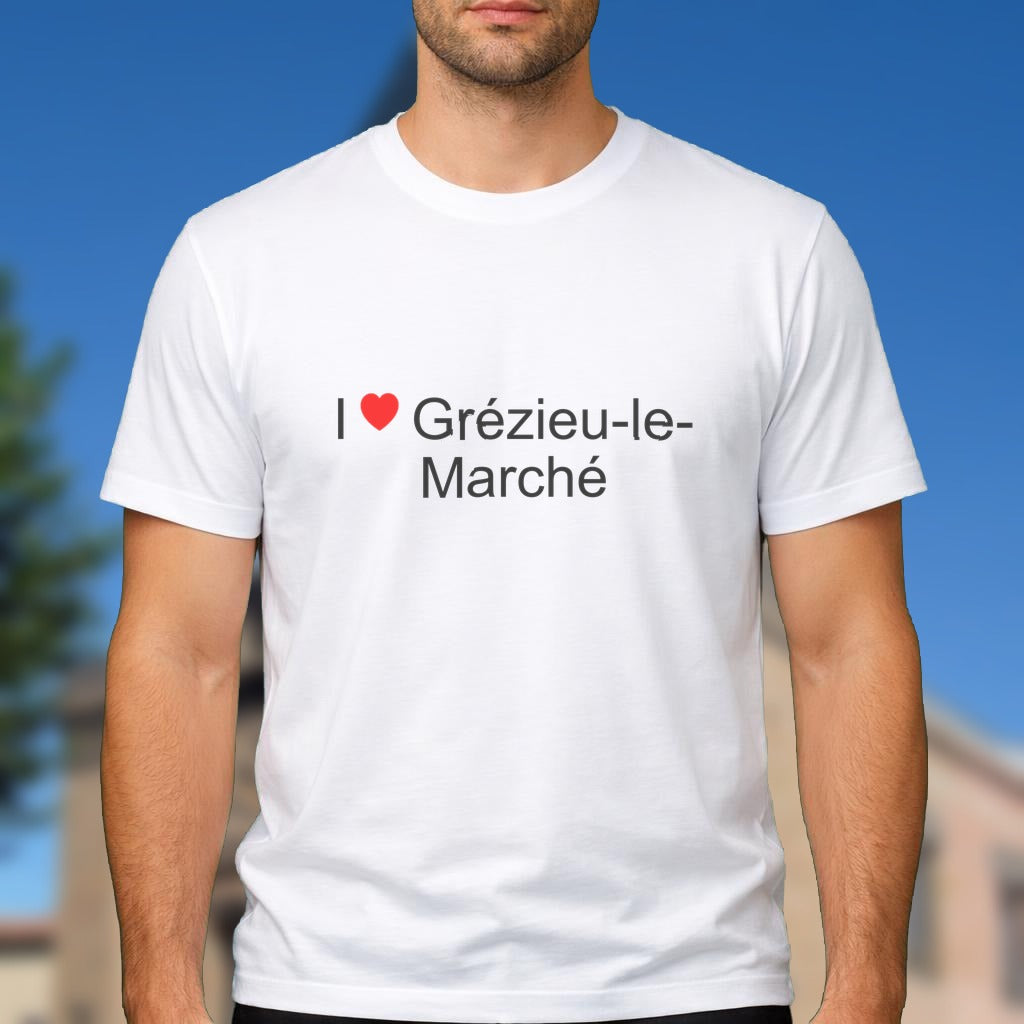 T-shirt I love grézieu-le-marché