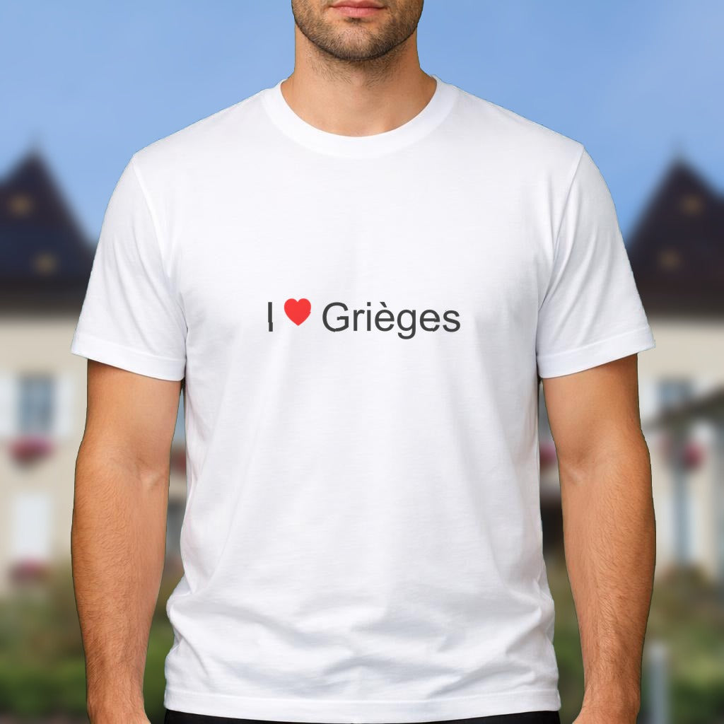 T-shirt I love grièges