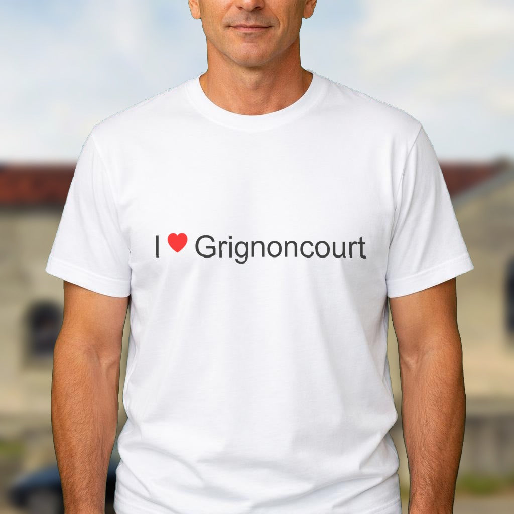 T-shirt I love grignoncourt