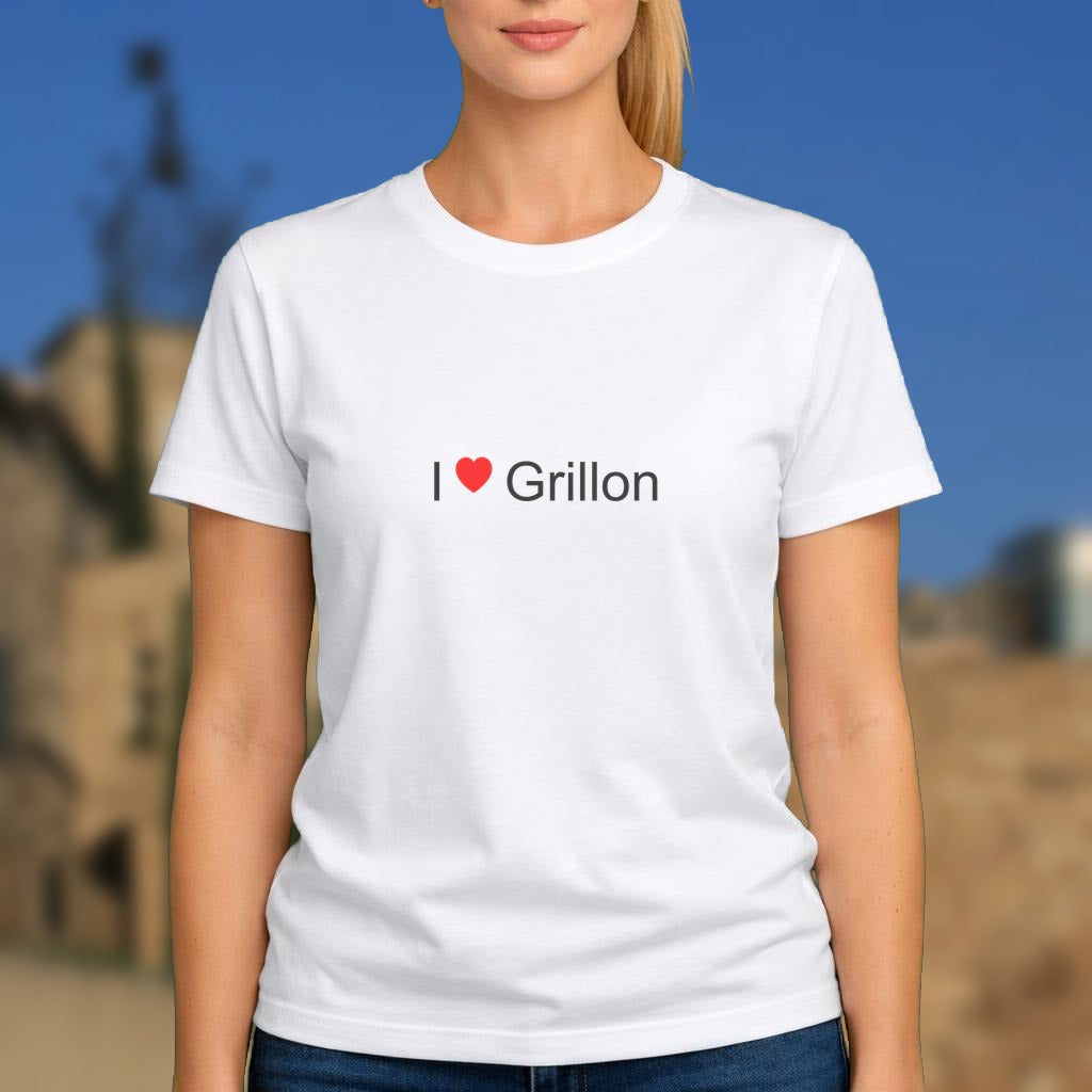 T-shirt I love grillon