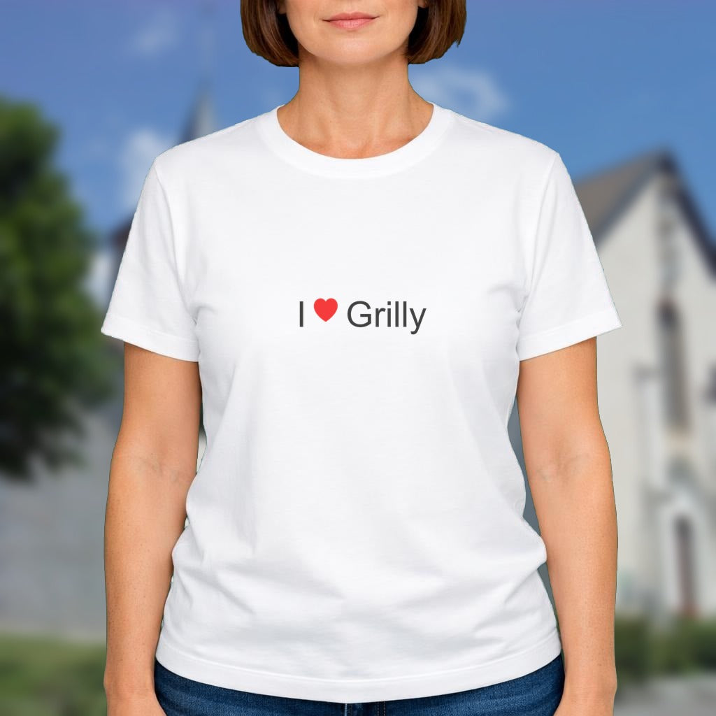 T-shirt I love grilly