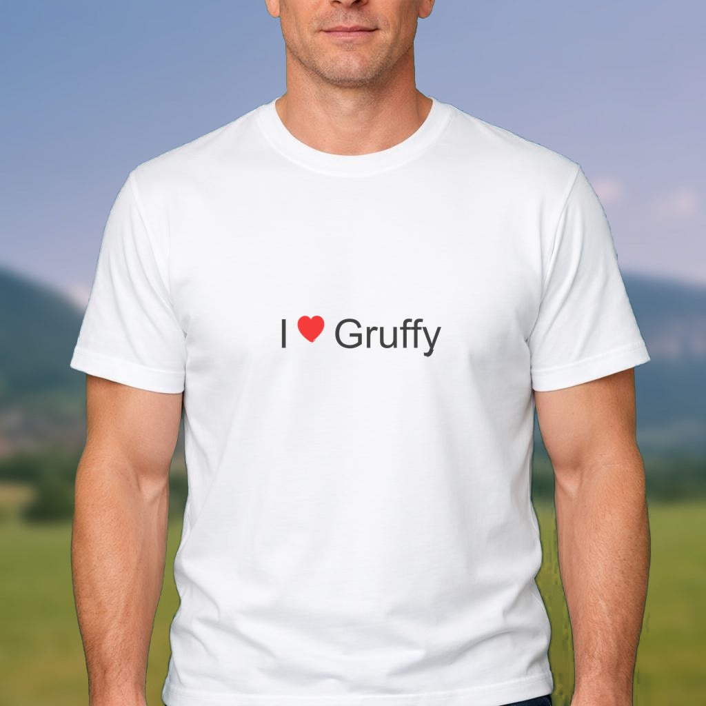 T-shirt I love gruffy