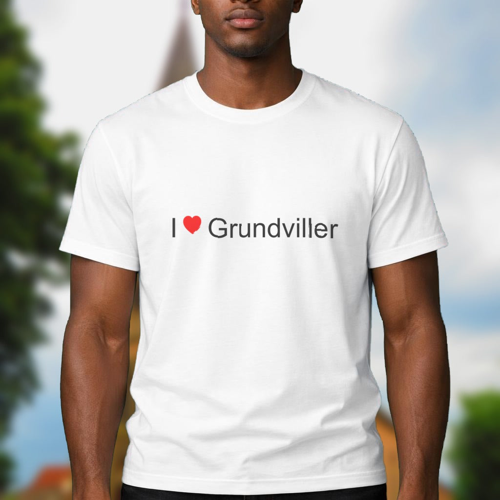 T-shirt I love grundviller