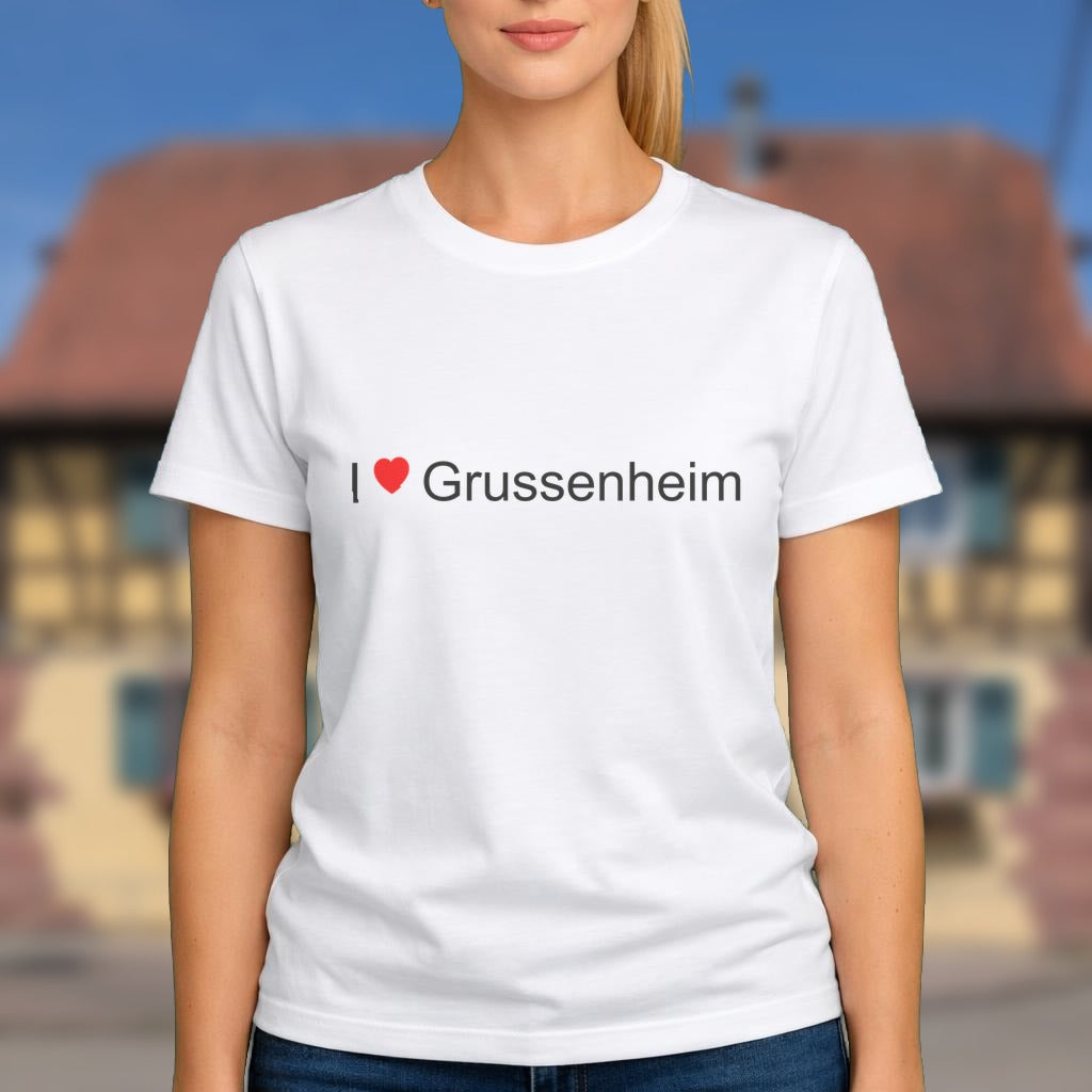 T-shirt I love grussenheim