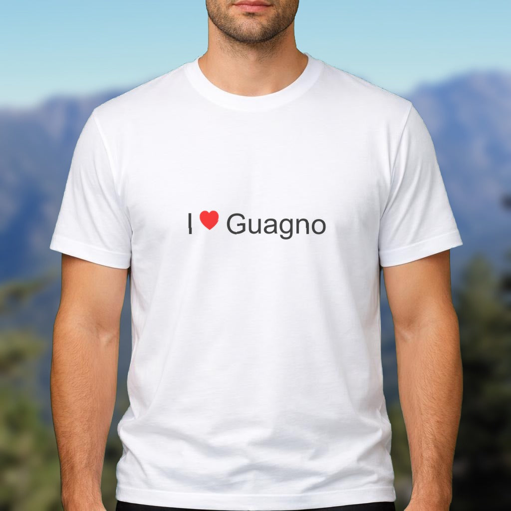 T-shirt I love guagno