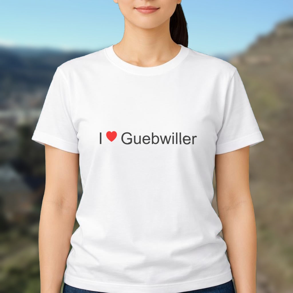 T-shirt I love guebwiller