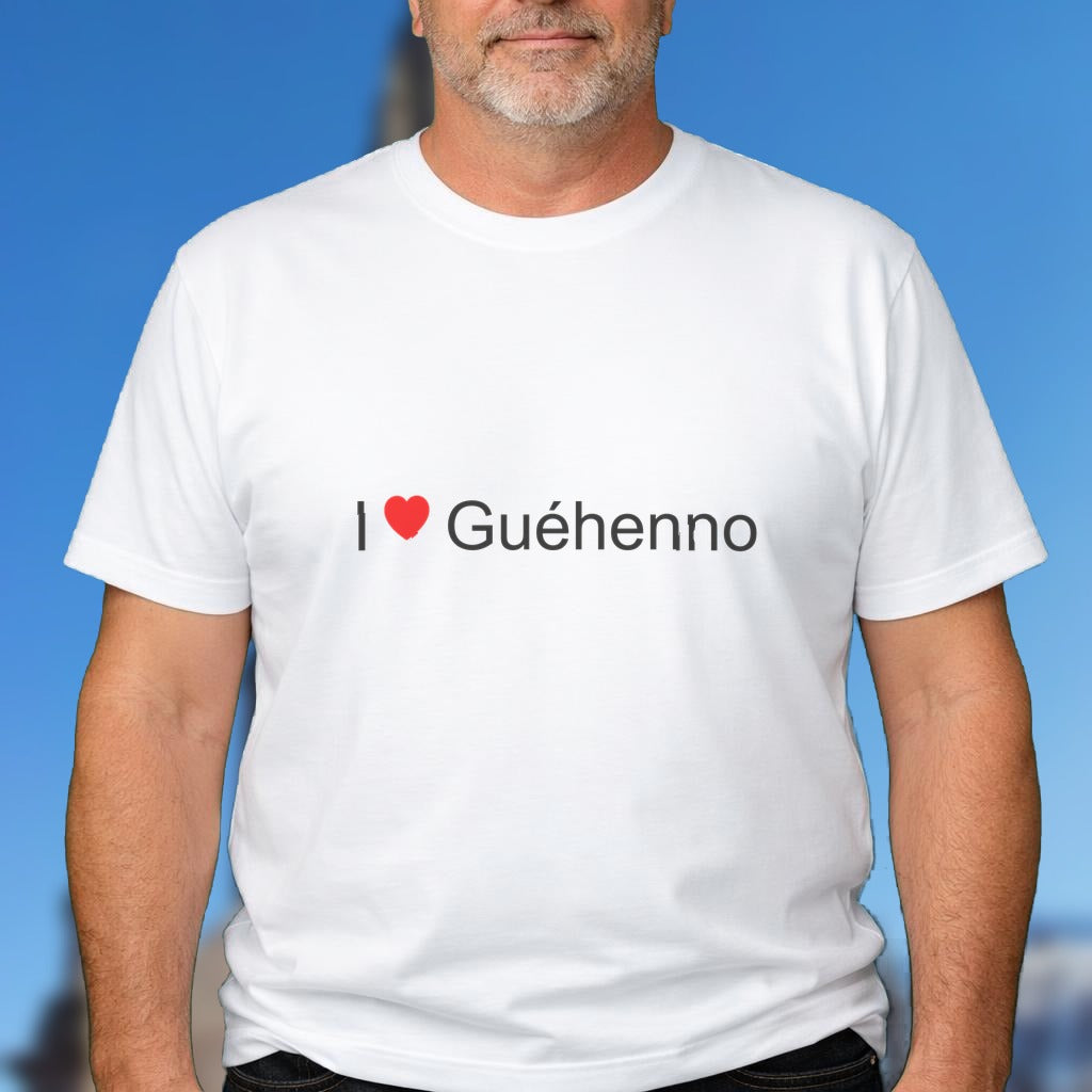 T-shirt I love guéhenno