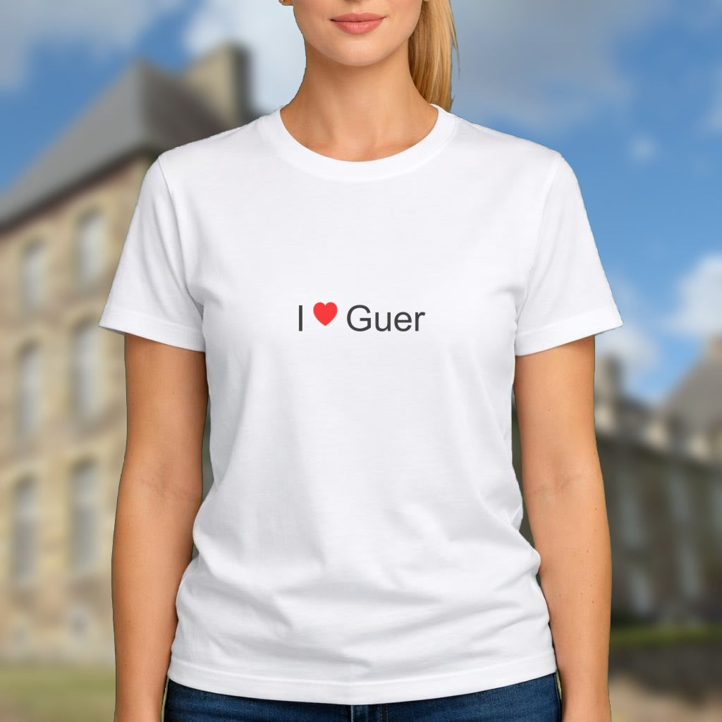 T-shirt I love guer