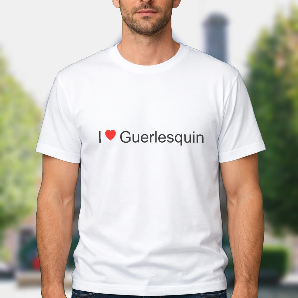 T-shirt I love guerlesquin