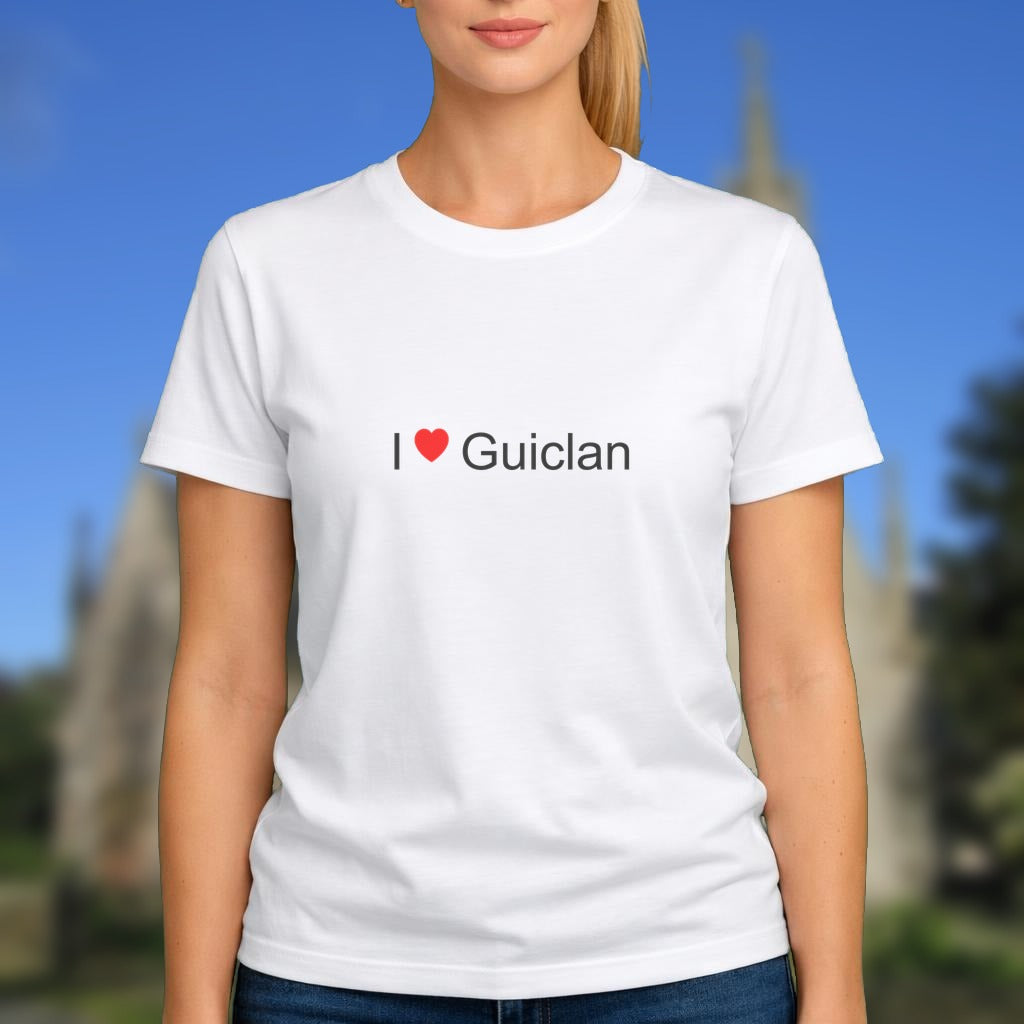 T-shirt I love guiclan