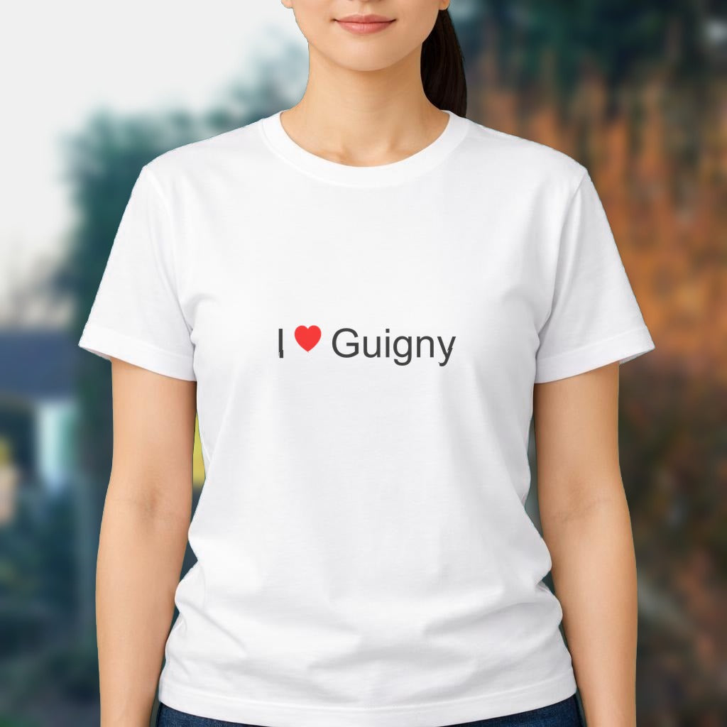T-shirt I love guigny